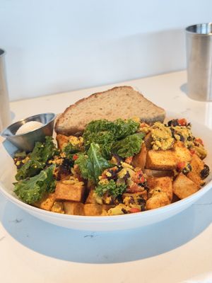 Southwest tofu scramble   at FiKA in Grand Rapids