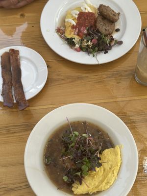 Side of bacon. YUM 😋   at Vegetate  in Kapaa