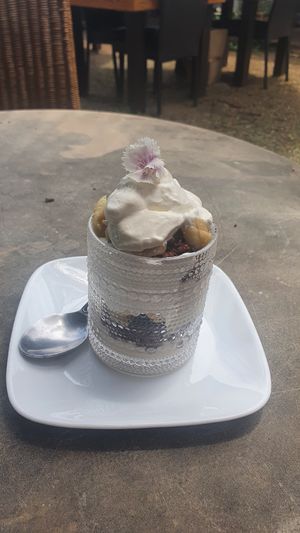 Banana pudding at Vegetate  in Kapaa