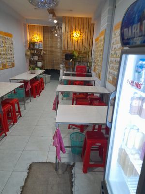 Plenty of tables and chairs at Quán Chay 10k in Ho Chi Minh City