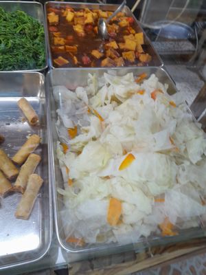 Com chay selection at Quán Chay 10k in Ho Chi Minh City