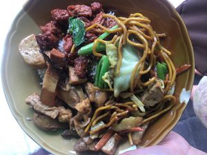 My lunch for 40 bath at Jae Tom in Surat Thani