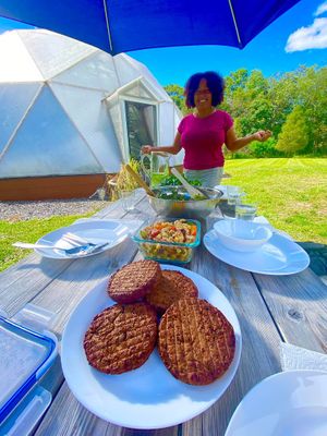   at Little Logan's Veganic Farm in Gardiner