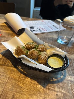 arrancini  at Vegan Pizza Bar  in Utrecht