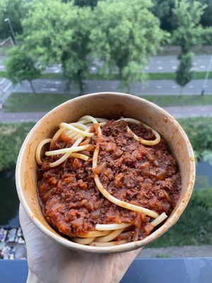 Pasta for takeout  at Vegan Pizza Bar  in Utrecht