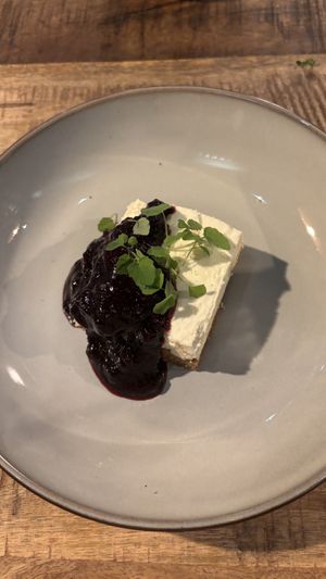 Vegan cheese cake  at Vegan Pizza Bar  in Utrecht