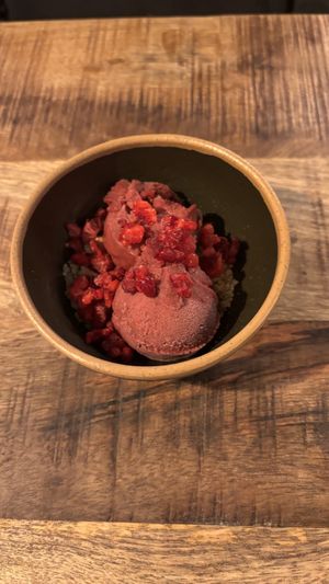 Sorbet  at Vegan Pizza Bar  in Utrecht