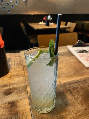 Smoked lime mule: quite nice but a bit too sweet at Vegan Pizza Bar  in Utrecht