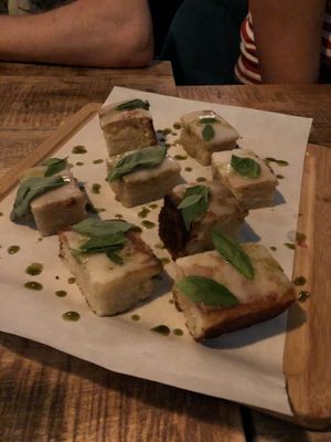 john lemon basil cake  at Vegan Pizza Bar  in Utrecht