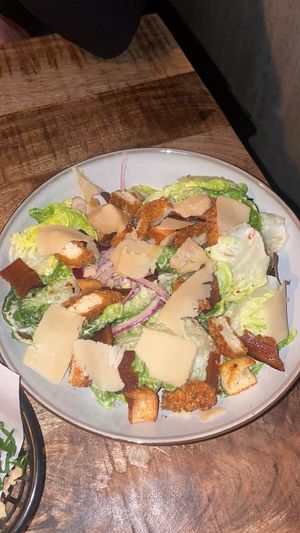 caesar salad. very tasty  at Vegan Pizza Bar  in Utrecht
