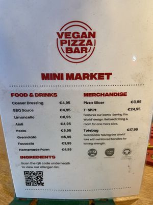 Items to buy for home-use  at Vegan Pizza Bar  in Utrecht