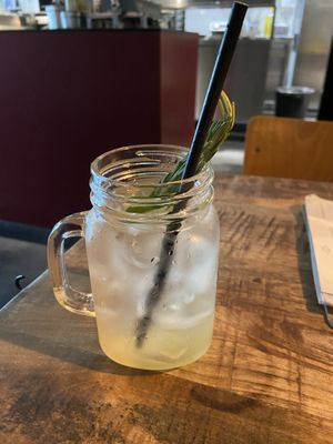 Smoked lime lemonade: quite nice  at Vegan Pizza Bar  in Utrecht