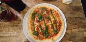 Oh no, pesto! Pizza at Vegan Pizza Bar  in Utrecht