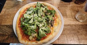 Garden pizza at Vegan Pizza Bar  in Utrecht