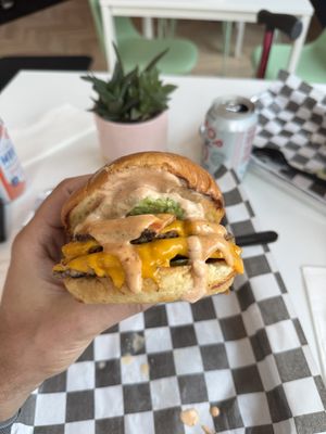 Caballero Burger  at Mission Burger Co. in Atlanta