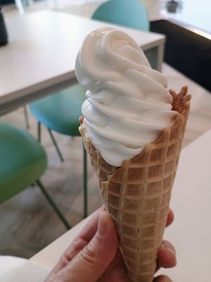 Soft serve ice cream at Mission Burger Co. in Atlanta
