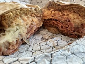 The $20 Ruben 🤤🤤  at Mission Burger Co. in Atlanta