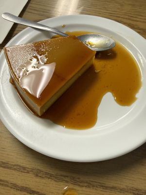 flan!!  at Vegatinos  in North Hollywood
