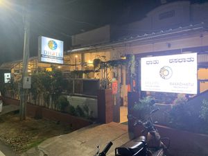 Outside  at Rasa Dhatu in Mysore