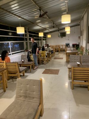 Inside  at Rasa Dhatu in Mysore