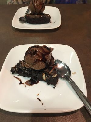 Amazing vegan brownies! at Rasa Dhatu in Mysore