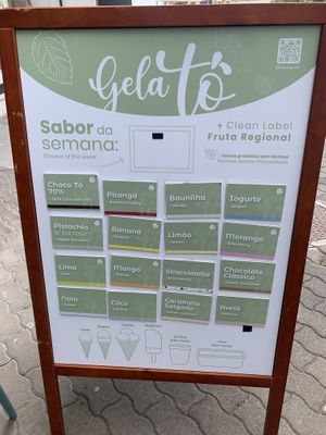 Vegan options  at Gelataria Gela-Tó in Funchal