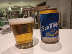 Non alcoholic beer at Cafe y Té Pacífico in Salamanca