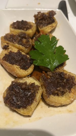Tofu con queso picante   at Cafe y Té Pacífico in Salamanca