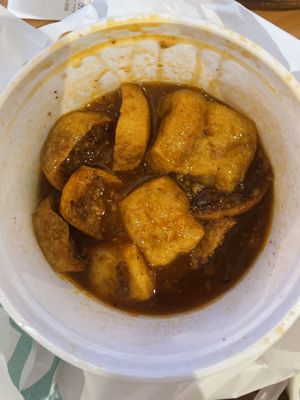 Tofu relleno  at Cafe y Té Pacífico in Salamanca