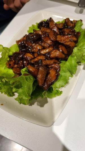 Setas shitake at Cafe y Té Pacífico in Salamanca