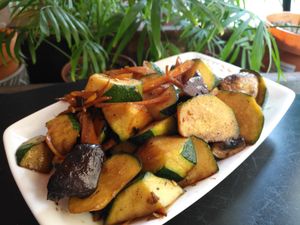 stir fried vegetable at Cafe y Té Pacífico in Salamanca