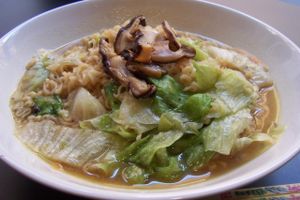 soup noodle at Cafe y Té Pacífico in Salamanca