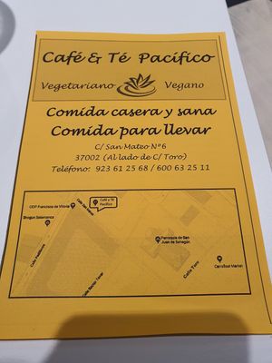 Comida para llevar at Cafe y Té Pacífico in Salamanca