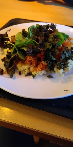 Kichererbsen mit drum und dran at Waldhaus Weinbiethaus in Neustadt