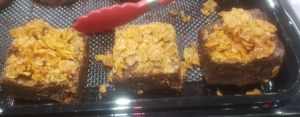 Cornflake brownies at Jems Vegan Bakes in Sunderland