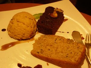 Dessert plate. at From Earth Cafe OHANA in Tokyo