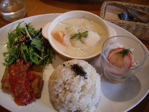 Lunch set. at From Earth Cafe OHANA in Tokyo