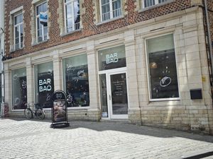 Outside at Bar Bao in Leuven