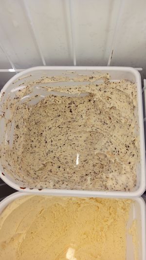 Vegan straciatella at Les Glaces Cool Cool in Dijon