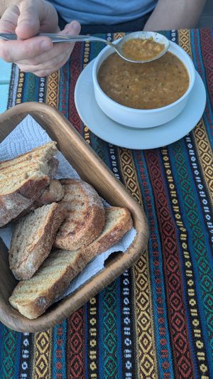 Lentil soup at Nihan's Kitchen in Oludeniz