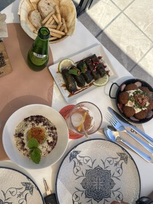 Our meal  at Oúm in Fuerteventura