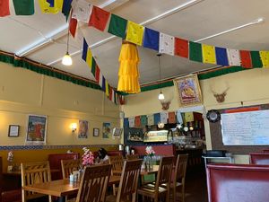 Zen food, zen vibe… Love it. at Shangri-La Vegan - Linden in Oakland