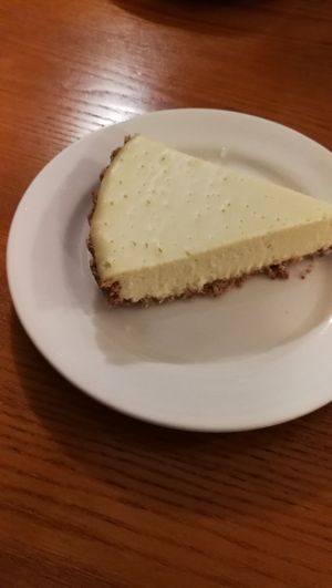 raw key lime pie at Shangri-La Vegan - Linden in Oakland