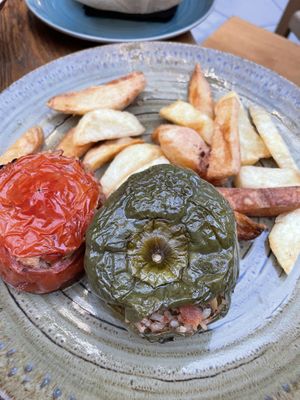 Veg stuffed with ricee  at Petousis - Εστιατόριο Πετούσης Ηράκλειο in Crete