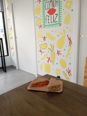 Bocatas o sándwich. De xorizo, de paté, de mortadela.  at vegasi in Altea