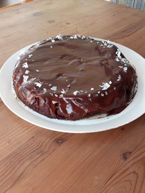 Choco cake con harina de espelta y cacao puro ecológico. at vegasi in Altea