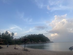 View from the restaurant   at The Sanctuary in Koh Phangan