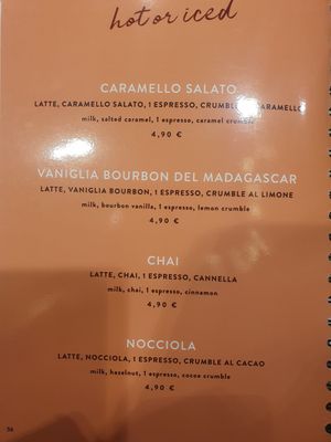 bevande a base di latte (vegan su richiesta) at Bologna Food Gallery in Bologna