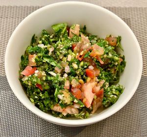 Tabbouleh  at The Fountain Restaurant in Dubai