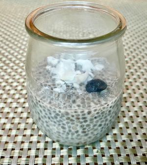 Chia pudding  at Nine7One in Dubai
